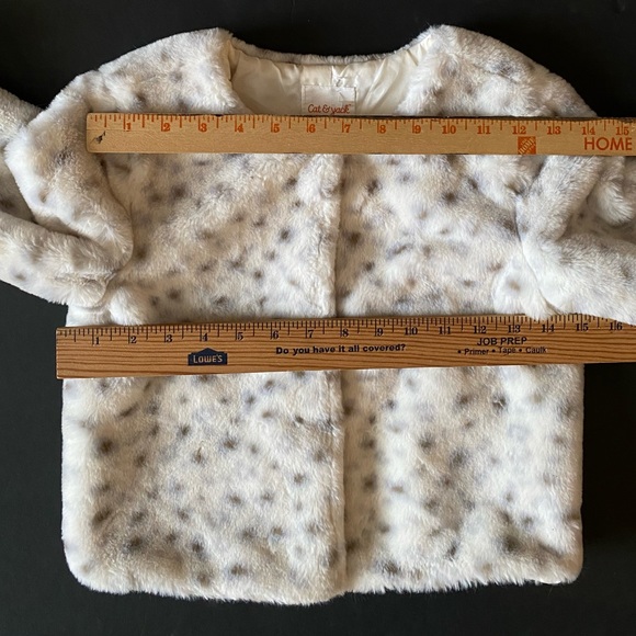 Cat & Jack Fleece Super Soft Jacket Leopard S( 6/6X) - Picture 3 of 11